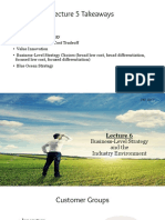 Presentation Lecture 6 Business Level Strategy and Environment