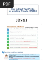 【Manual】 How to Input Profile (JICWELS)