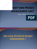 Konsep & Proses Manajemen Unit
