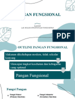 Pangan Fungsional Alami dan Tradisional