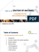 Safe Operation of Machines For Metalworking Sector - JL