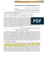 Origen y Evolución de Los Dientes: de Los Cordados Primitivos A Los Humanos Modernos