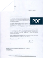 lettre du recteur