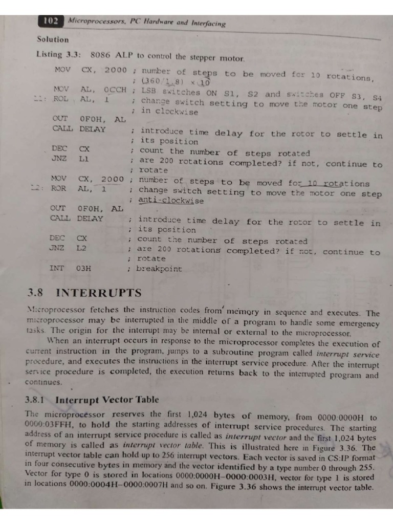 Microprocessors, PC Hardware & Interfacing N. Mathivanan PDF