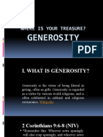 Generosity