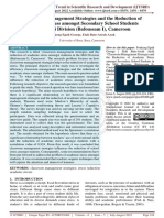 Classroom Management Strategies and The Reduction of Academic Stress Amongst Secondary School Students in The Mifi Division Bafoussam I, Cameroon