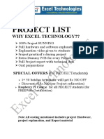 TE Project List - COE