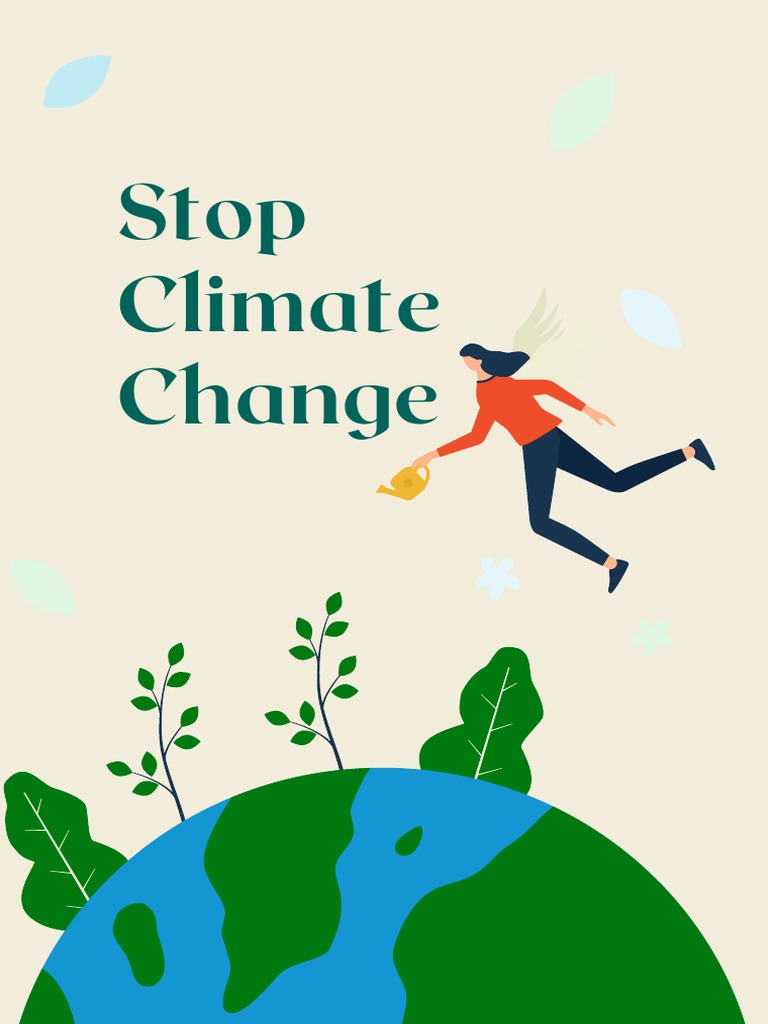 Stop Climate Change Campaign Poster | PDF | Wellness