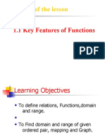 Key Features of Functions