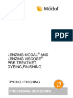 Lenzing Viscose-Modal Pretreatment Dyeing Finishin