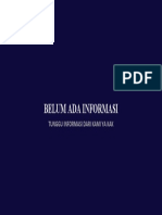 Belum Ada Informasi Terbaru