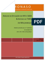 Estudo Da MONASO Sobre Situacao Do HIV e SIDA Em Mocambique