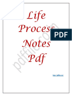 Life Processes Notes PDF