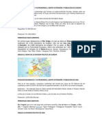 Posicion Geográfica y Astronomica