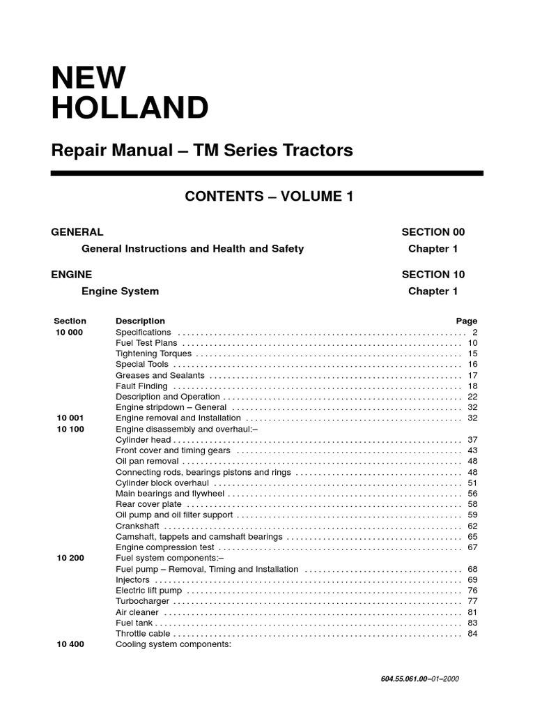 Manual TM | PDF | Axle | Pump