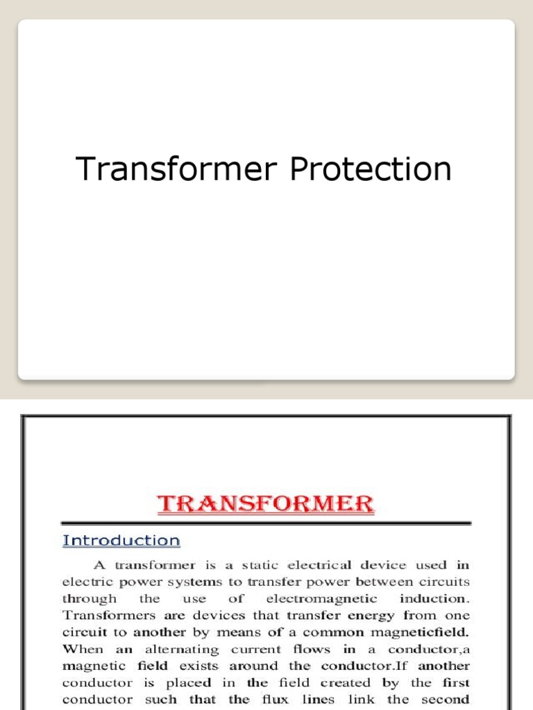 XFR Oparation & Maintenance | PDF | Transformer | Relay