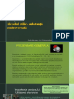 Alcoolul Etilic - Substanță Controversată