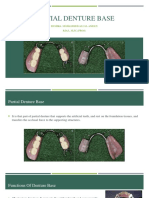 15) Partial Denture Base 