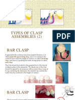 12) Types of Clasp Assemblies