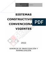 Descripción de Los Sistemas Constructivos No Convencionales Vigentes