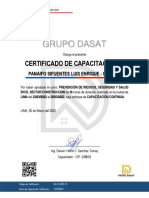 Certificado Seguridad-Dasat