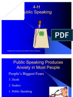 4-h Public Speaking