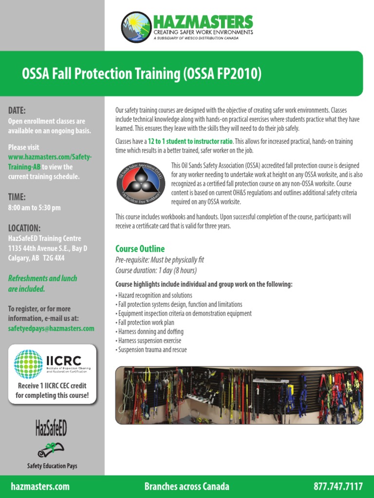 Fall Protection Training for Workers | PDF | Safety