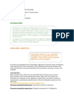 Cognición. Procesos Mentales