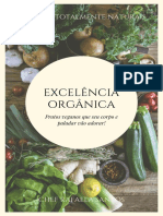 Capa de Livro de Receitas Veganas Com Verduras em Bege - 4