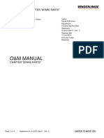 O&M Manual Chapter on Spare Parts