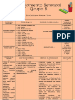 Planejamento 29 A 02 de Setembro