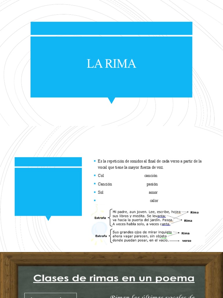 Ejemplos de Rimas Asonantes y Consonantes | PDF