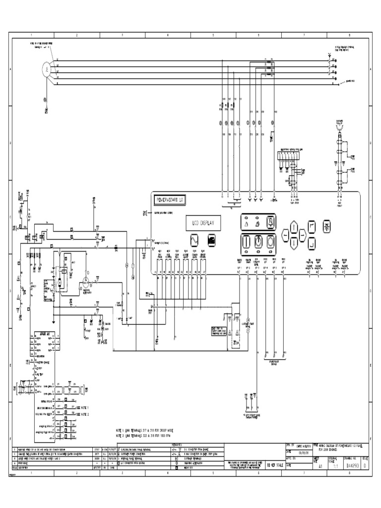 Wiring Diagram of PowerWizard™ 1.0 Panel With PERKINS®2506C Engine ...