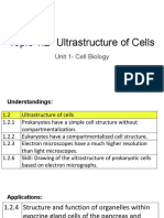 Topic 1.2 - Ultrastructure of Cells