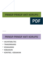 Prinsip-Prinsip Anti Korupsi