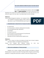 Phenol - Medical Management Guidelines - Toxic Substance Portal - ATSDR. (N.D.) - Agency For