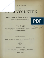 1898 Action de la bicyclette sur les organes génito-urinaires de l'homme et de la femme