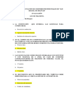 Evaluacion Ley de Transito