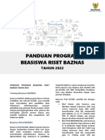 Panduan Beasiswa Riset BAZNAS 2022