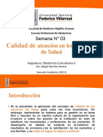 SEMANA 3 Calidad de Los Servicios de Salud