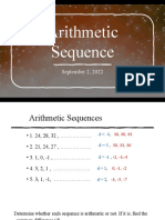 Arithmetic Sequence