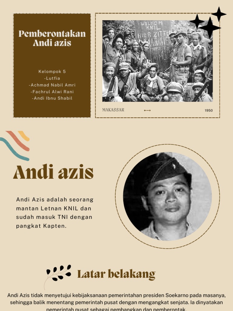 Pemberontakan Andi Azis 1950 PDF Politik Perjalanan