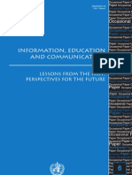 Information Education Communication Lessons From Past