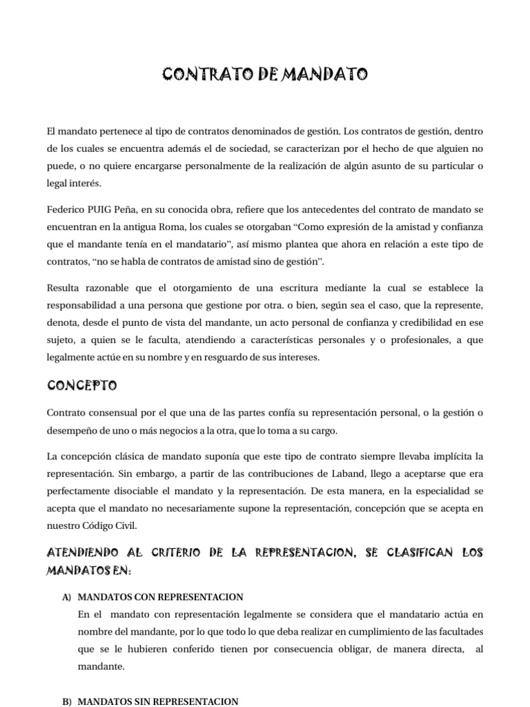 CONTRATO DE MANDATO[1]