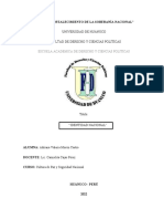 Resumen de Artículos de La Identidad Nacional