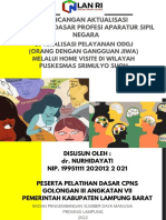 Rancangan Aktualisasi Nilai-Nilai Dasar Profesi Aparatur Sipil Negara