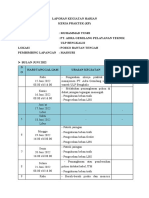 Laporan Kegiatan Harian