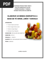 Informe de Bebidas Energizante Labo