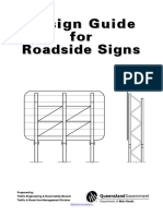 Design Guide For Roadside Signs Manual Traffic Engineering Road