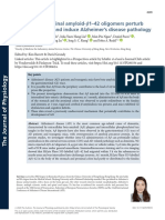 Intra-gastrointestinal amyloid-β1-42 oligomers perturb enteric function and induce Alzheimer's disease pathology